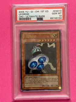 PSA 10 Yugioh UFOroid Ultimate Rare 2005 CRV 1st edition - Image 1