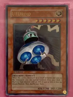 PSA 10 Yugioh UFOroid Ultimate Rare 2005 CRV 1st edition - Image 6