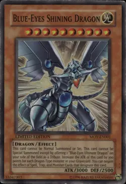 Blue-Eyes Shining Dragon  Super MOV-EN001  Yu-Gi-Oh! - Image 3