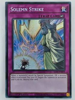 Yu Gi Oh - RA02-EN079 Solemn Strike - Secret Rare - Image 3