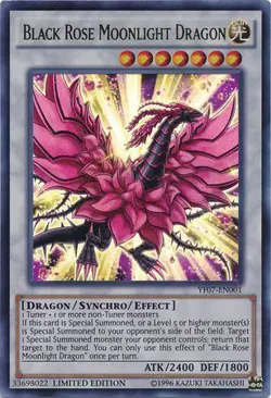 Black Rose Moonlight Dragon - YF07-EN001 - Ultra Rare PL Yugioh Promos - Image 1
