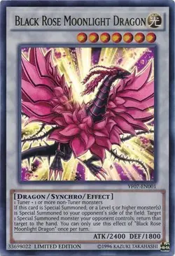 Black Rose Moonlight Dragon - YF07-EN001 - Ultra Rare PL Yugioh Promos - Image 2