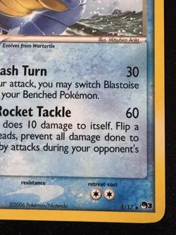 Blastoise 1/17 POP Series 3 Nintendo Promo Pokemon Card Rare HP - Image 6