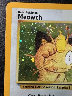Meowth GB Promo 10 Black Star WoTC Pokemon Card Holo Foil Rare HP - Image 3