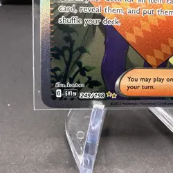 PokÃ©mon TCG Arven Scarlet & Violet Base Set Holo Card 249/198 - Image 5