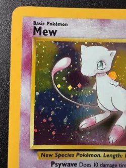 Mew WoTC Black Star Promo #9 Pokemon Card Holo Foil Rare LP - Image 3