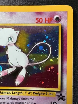 Mew WoTC Black Star Promo #9 Pokemon Card Holo Foil Rare LP - Image 4