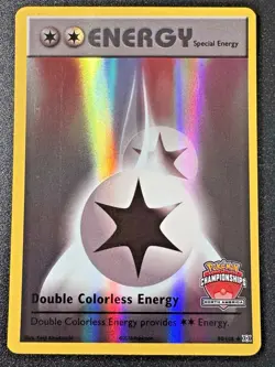 North America Championships Double Colorless Energy 90/108 Pokemon Card Rare NM - Image 1