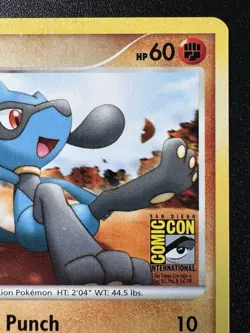 2009 SDCC Riolu 91/127 Platinum Comic-Con Exclusive Promo Pokemon Card Rare MP - Image 4