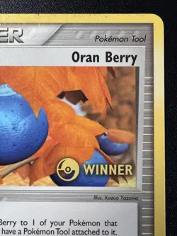 Winner Oran Berry 85/109 Ruby & Sapphire e-League Prize Pokemon Card Rare MP - Image 4
