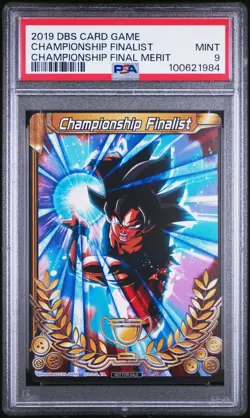Son Goku Championship Finalist Winner Promo 2019 Dragon Ball Super Card PSA 9 - Image 1