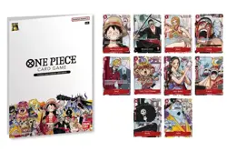 One Piece TCG Premium Card Collection 25th Japanese 10 Cards NEW in Folder - Image 1