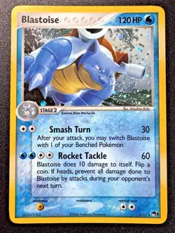 Blastoise 1/17 POP Series 3 Nintendo Promo Pokemon Card Holo Foil Rare MP - Image 1