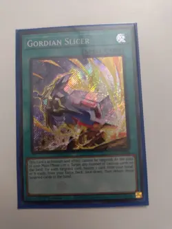 Yugioh! - Gordian Slicer - ALIN-EN066 - 1st Edition -!Secret Rare - Image 1