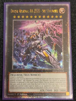 Divine Arsenal AA-ZEUS Sky Thunder RA04-EN070 Quarter Century Secret Rare YUGIOH - Image 1