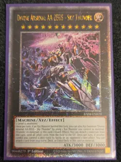 Divine Arsenal AA-ZEUS Sky Thunder RA04-EN070 Quarter Century Secret Rare YUGIOH - Image 2