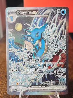 Kingdra EX 131: Scarlet & Violet Black Star Promo Pokemon Card Shrouded Fable NM - Image 1