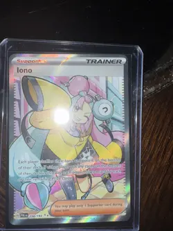 PokÃ©mon TCG Paldea Evolved Iono Holo Ultra Rare Full Art Card 254/193 - Image 1