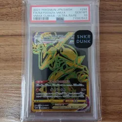 PSA10 Rayquaza VMAX UR 284 184 S8b VMAX Climax Japanese Pokemon Card Rare - Image 1