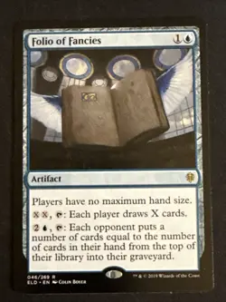 1x Folio of Fancies (046) Throne of Eldraine LP MTG Magic the Gathering x1 MKE - Image 1
