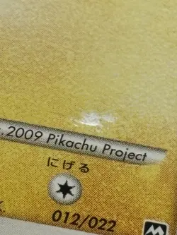 Pokemon card Pikachu 012/022 Promo 2009 Pokémon TCG Japanese Nintendo Rare - Image 12