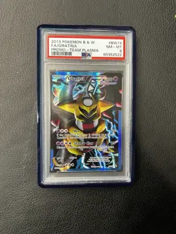 Pokemon TCG 2013 B&W FA Giratina Promo Team Plasma PSA 8 BW74 Very Rare - Image 1
