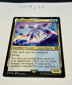 Magic the Gathering MTG Absolute Virtue x1 Mythic Card NM/M Final Fantasy - Image 1