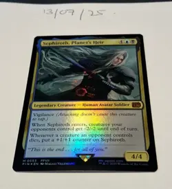 Magic the Gathering MTG Sephiroth, Planet's Heir x1 Mythic FOIL Card NM/M - Image 1