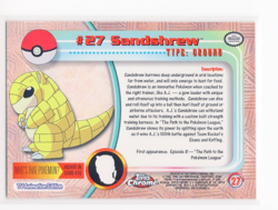 Sandshrew Topps Chrome #27 Holo Pack Fresh Pokemon Card (C1) - Image 4