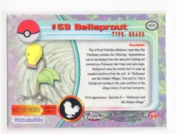 Bellsprout Topps Chrome #69 Holo Pack Fresh Pokemon Card (C1) - Image 2