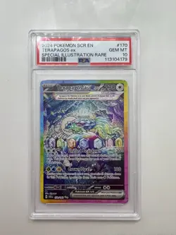 PSA 10 Terapagos Ex 170/142 Special Illustration Rare Graded Pokémon Card TCG - Image 3