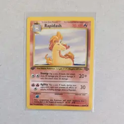 1st Edition Rapidash 44/64 Pack Fresh Jungle Pokemon Card WOTC TCG Vintage - Image 1