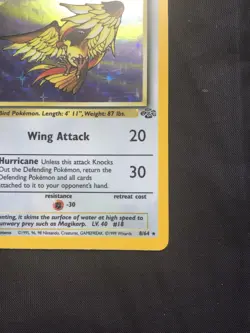 Pokemon Cards: Jungle Rare Holo: Pidgeot 8/64 - Image 5