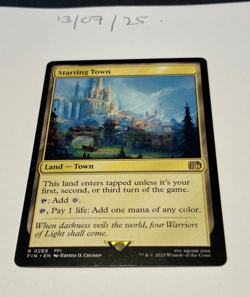 Magic the Gathering MTG Starting Town x1 Rare Card NM/M Final Fantasy - Image 2