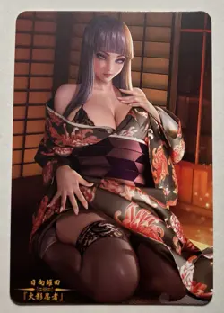 SEXY HEROINE WAIFU Hinata NARUTO ACG PREMIUM MATTE HOLOFOIL CARD NM - Image 4