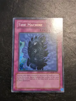 Yu-Gi-Oh! SECRET RARE HOLO CARD TIME MACHINE CSOC-EN091 LP - Image 5