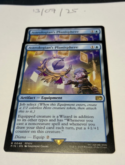 Magic the Gathering MTG Astrologian's Planisphere x2 Rare Cards NM/M Final - Image 2