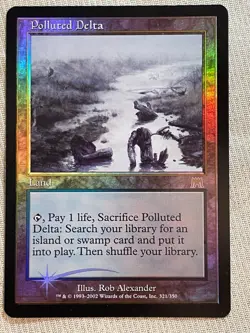 Magic The Gathering MTG / Polluted Delta / Onslaught ONS 2002 #321 FOIL Card - Image 13