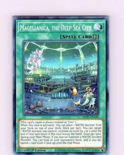 Yu-Gi-Oh Magellanica, The Deep Sea City MP21-EN141 1st Edition Common Card NM - Image 1