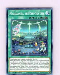 Yu-Gi-Oh Magellanica, The Deep Sea City MP21-EN141 1st Edition Common Card NM - Image 3