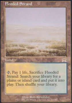 MTG English Flooded Strand Light Play Foil Onslaught - Image 1
