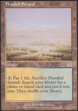 MTG English Flooded Strand Light Play Foil Onslaught - Image 2