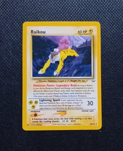 Pokémon TCG - Raikou 22/64 Neo Revelation Card LP - Image 1