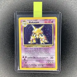 🔥 Alakazam 1/102 🔥 Original Holo Rare Base Set Pokemon Card 1999 WOTC TCG - Image 6
