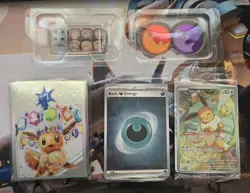 pokemon scarlet and violet prismatic evolutions sealed cards, sleeve and more - Image 1
