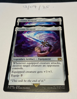 Magic the Gathering MTG Ultima Weapon x2 Rare Cards NM/M Final - Image 2