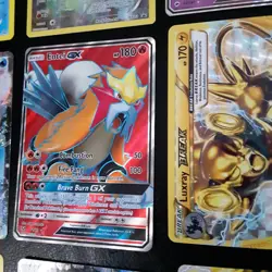 Pokemon TCG Binder Page Lot of 9 Holo Cards and basic Necrozma Celebi Manaphy - Image 8