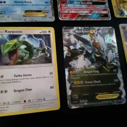 Pokemon TCG Binder Page Lot of 9 Holo Cards and basic Necrozma Celebi Manaphy - Image 9