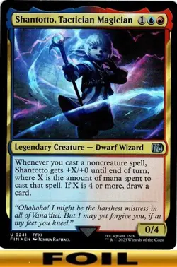1x - Shantotto, Tactician Magician - FOIL - Final Fantasy - UC NM MTG - Image 2