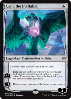 1x Ugin, the Ineffable NM-Mint, English War of the Spark MTG Magic - Image 1
